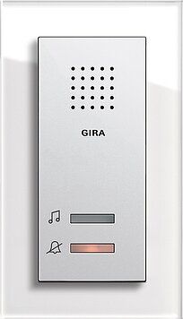 Gira 120003 Gong Aufputz, System 55, reinweiß glänzend