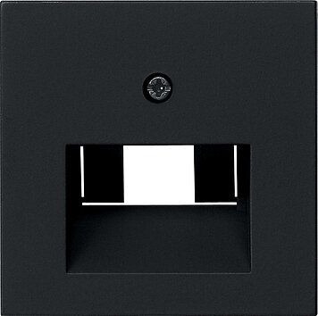 Gira 0270005 Abdeckung UAE/IAE und Netzwerk, System 55, schwarz matt