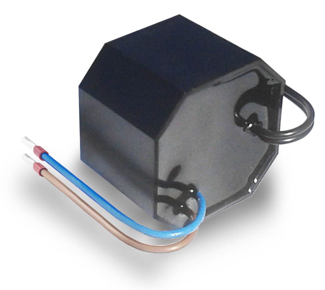 Lunos 039973 Netzteil klein 5/NT18, 18 W, für ego / e² / RA15-60, Einbau in tiefe Schalterdose (66 mm)