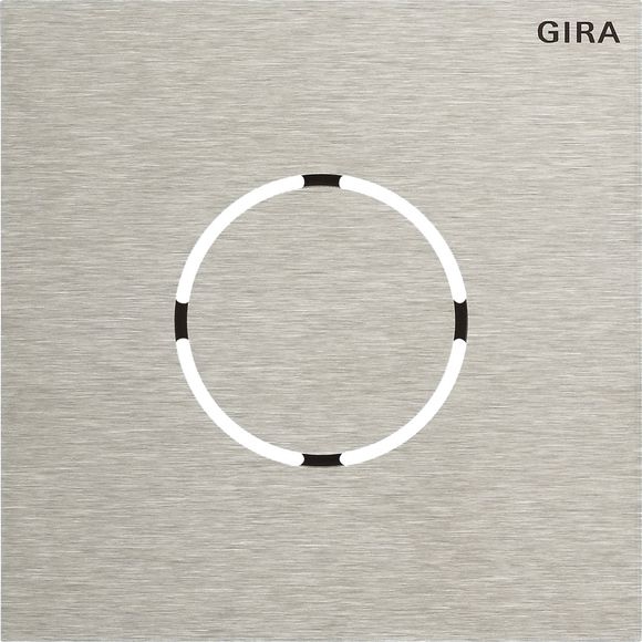 Gira 5578920 Frontplatte Sprachmodul, System 106, Edelstahl