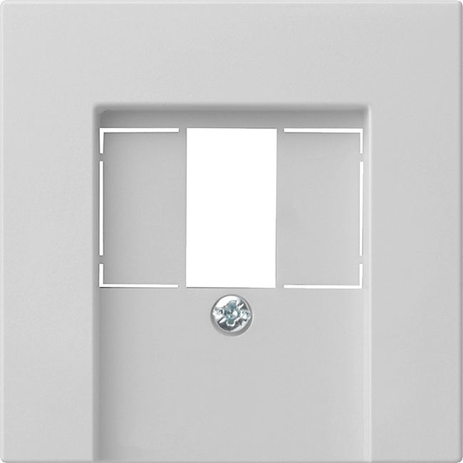 Gira 0376015 Abdeckung für USB-Spannungsversorgung mit Powerdelivery, System 55, grau matt
