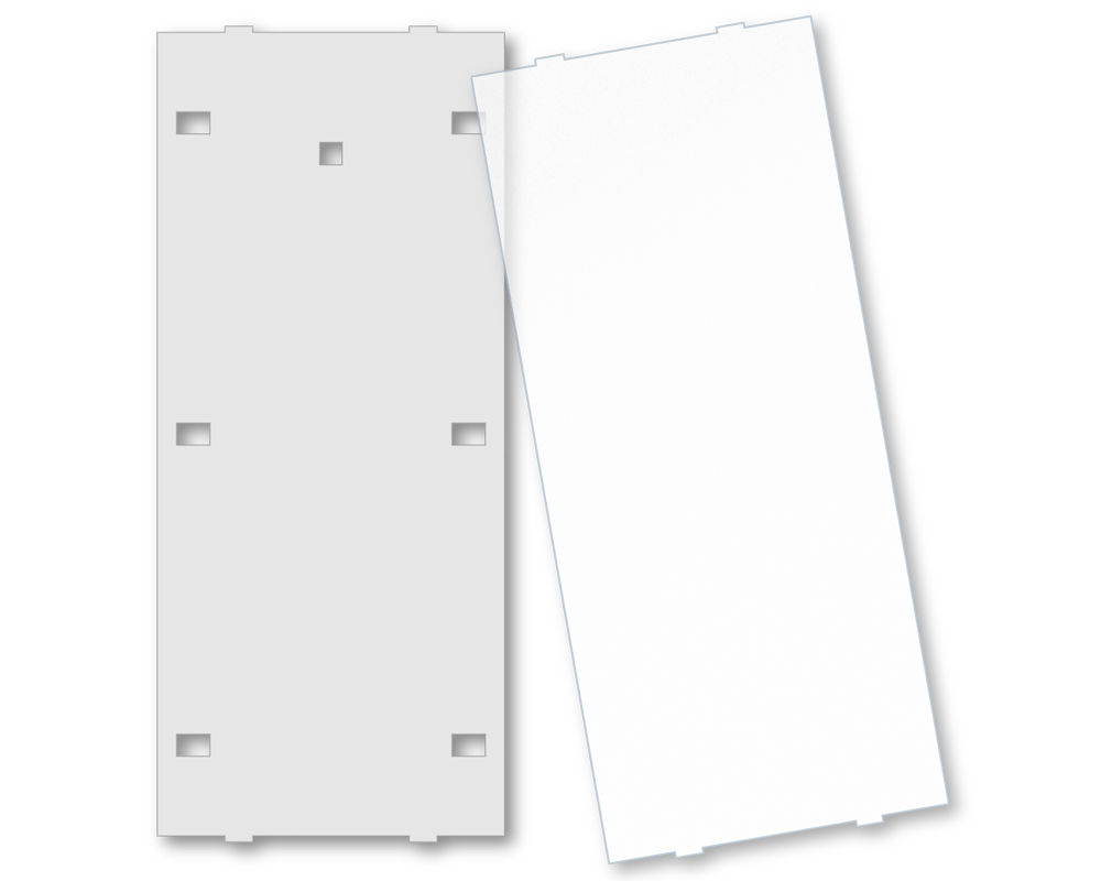 MDT ZSFA55P6 Schriftfeldabdeckung für Taster Plus BE-TA55P6.x1