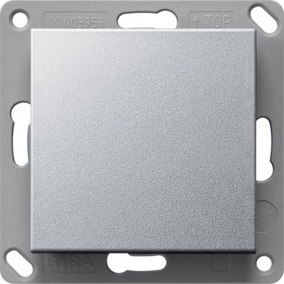 Gira 242126 EnOcean Funk Wandsender 1-fach, System 55, Farbe Alu