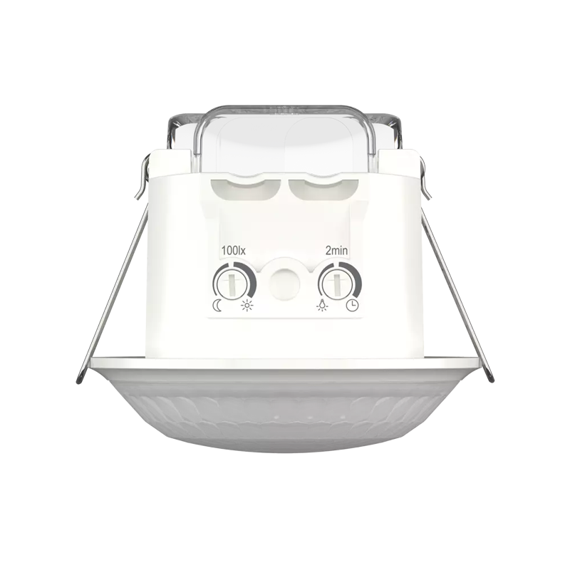 Theben 1030200 PIRA T8 DE Bewegungsmelder (PIR) für den Deckeneinbau im Innenbereich, Erfassungsbereich rund 360°, Durchmesser 8 m, permanente Lichtmessung, 200 W LED