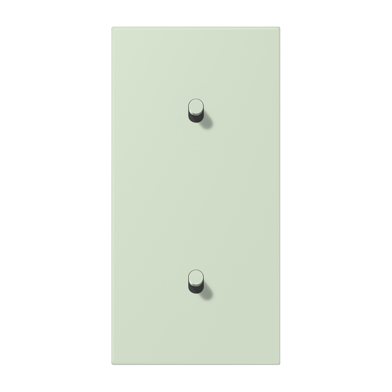 Jung LC12-20R0218 Abdeckung mit Kipphebel "Zylinder", 2 x 1 Kipphebel, senkrecht, vert anglâis pale