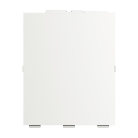 Busch-Jaeger SLS/A.0.11-884 Abdeckung für Schriftfeld Raumtemperaturregler, für 6-fach Bedienelement, studioweiß matt, Busch-Tenton