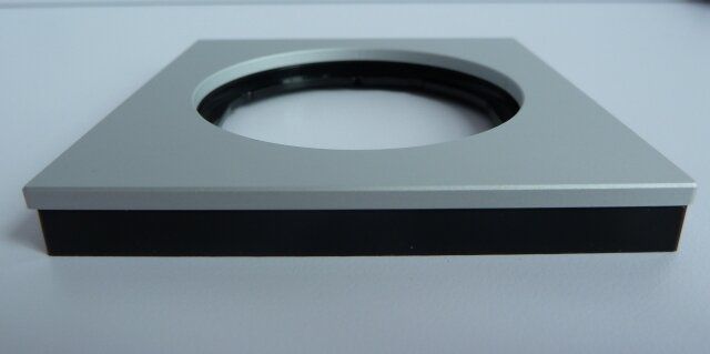 Berker 10112284 Rahmen 1-fach, R.3 Alu/schwarz