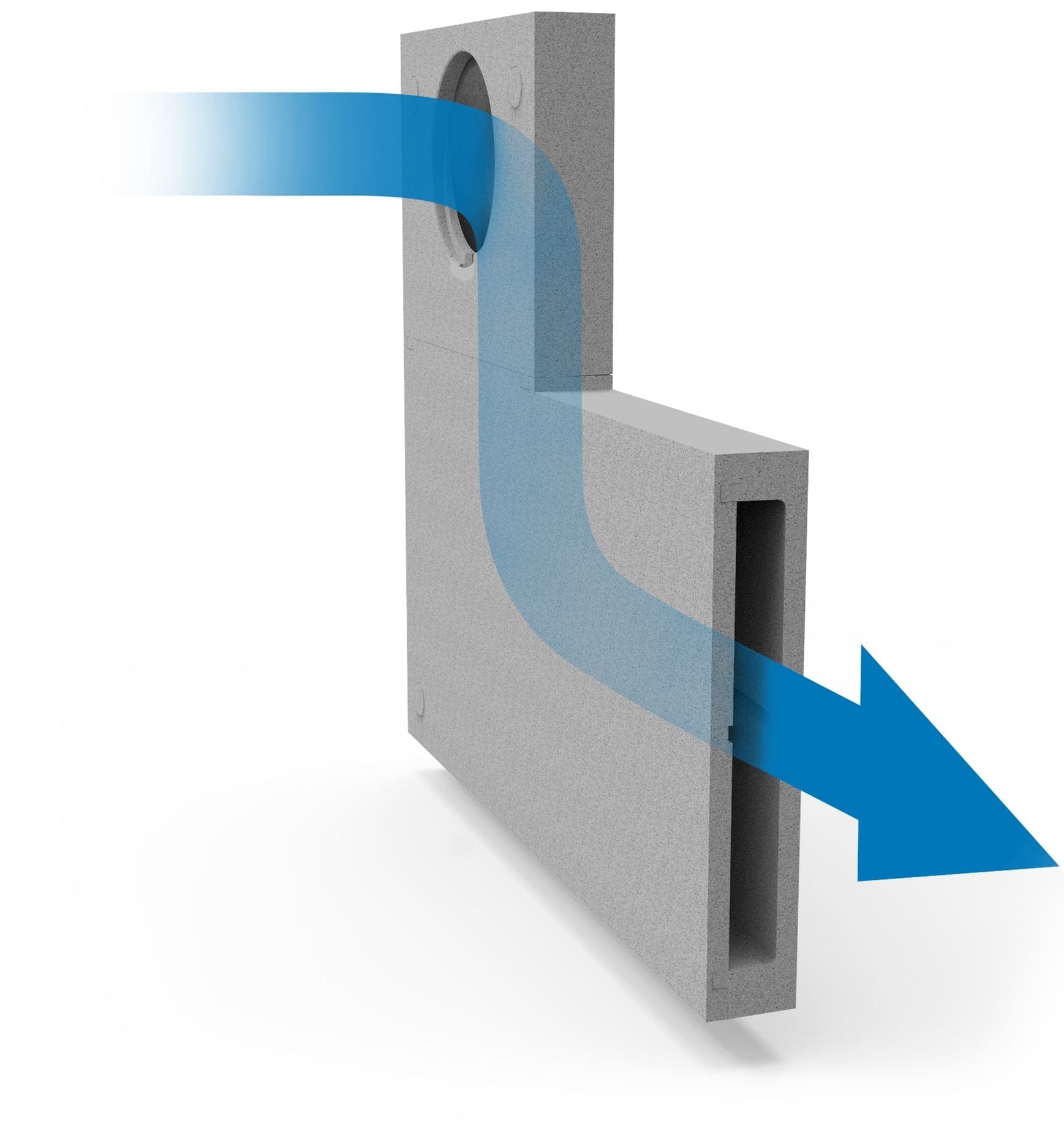 Zewotherm 14170022 Laibungslösung silentAir Top, für Sturzintegration, hohe Schallschutzanforderungen, 1 Stück, optimierte Schalldämmung, einfaches Montagekonzept