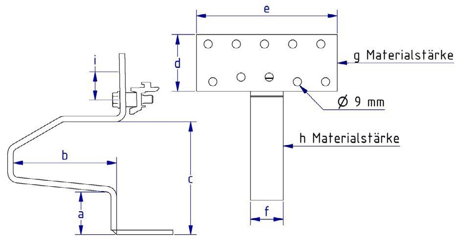 Schletter 101001-022 Dachhaken Rapid2+Pro 45 HSL