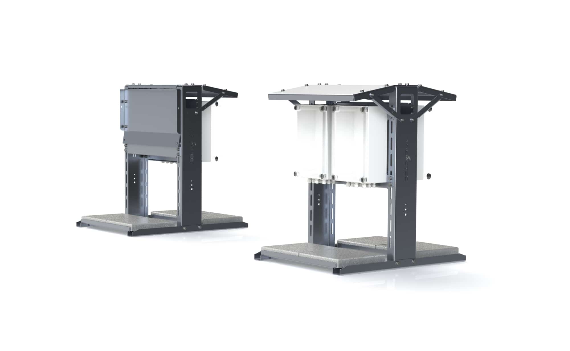 ADEMOTEC 500111901 I-Shelter Twin Shelter S, für zwei Geräteanschlusskästen (GAK) Abnahmemenge 5 Stück