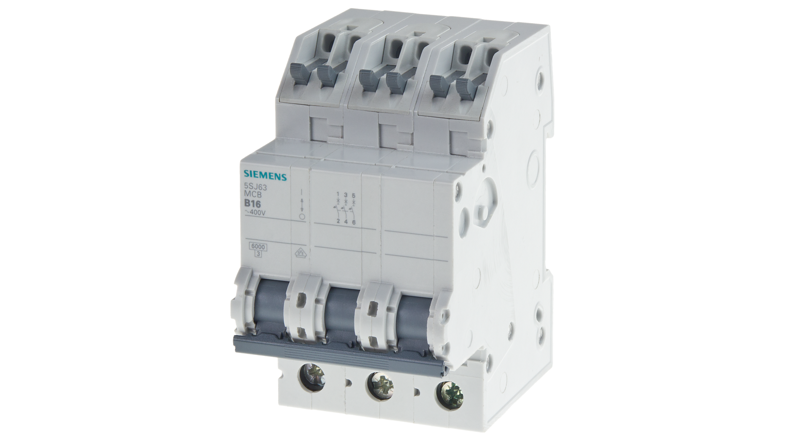 Siemens 5SJ63206KS Leitungschutzschalter 3polig, 20A, B-Charakteristik