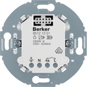 Berker 85121201 Relais-Einsatz, 1-fach, Tragring rund