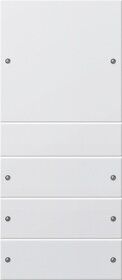 Gira 218427 Wippenset 4-fach (1+3), System 55, reinweiß seidenmatt(lackiert)