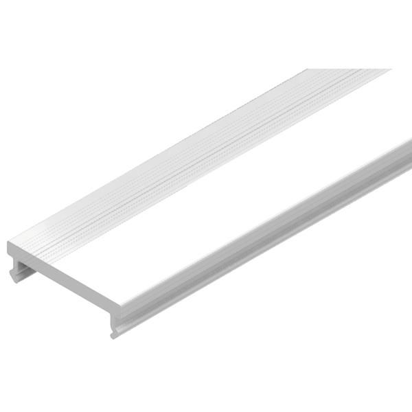 Brumberg 53489001 QualityFlex ONE Flex-Klick-Abdeckung, 1000 x 17,6 x 4 mm, transparent