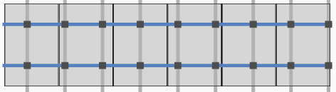 K2 E24-PV-SET3-UKS-1X6 Unterkonstruktions-Set Schrägdach für 1 Reihe a 6 Module