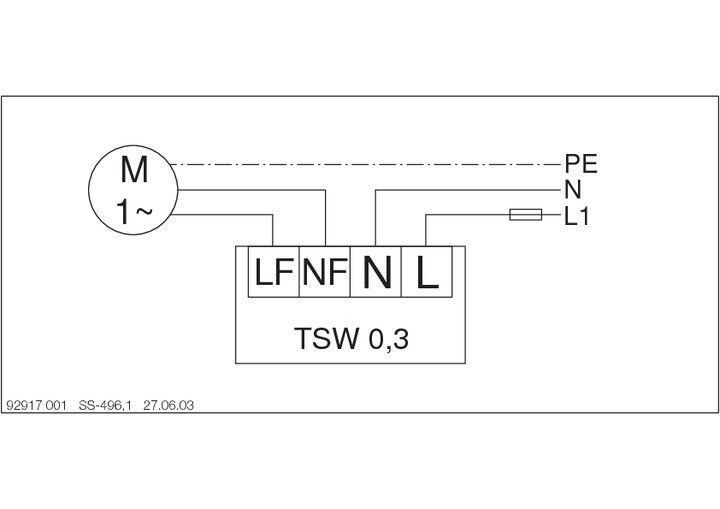 Helios TSW 0,3 Fünfstufen-Trafo-Drehzahlsteller
