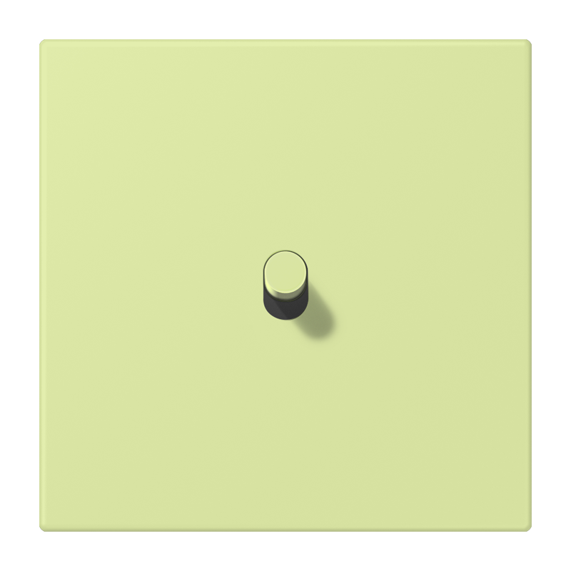 Jung LC12-0R0222 Abdeckung mit Kipphebel "Zylinder", 1 Kipphebel, vert jaune clair
