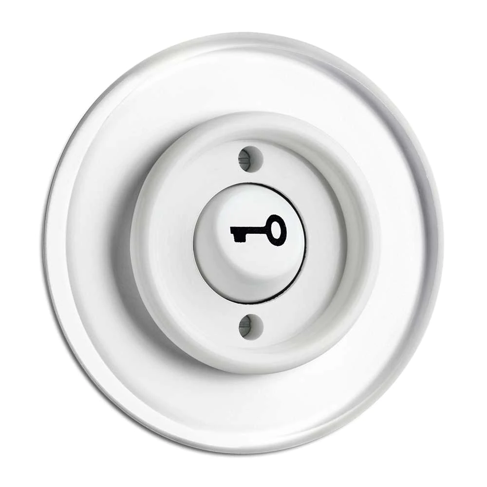THPG 176411 Wipptaster Türöffner Duroplast, weiß