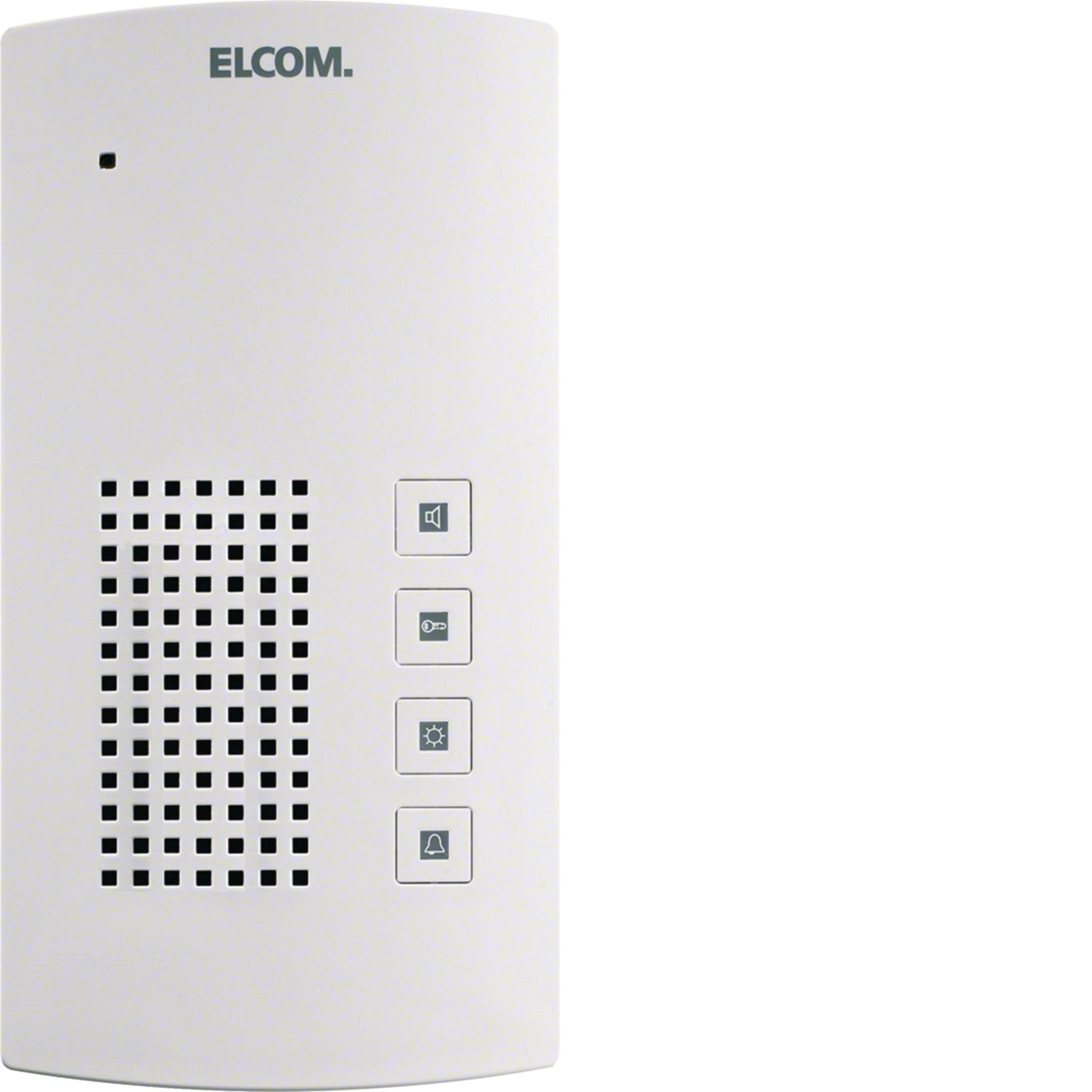 Elcom 1712000 Innenstation Audio, Aufputz, i2 Audio, weiß, für Türsprechanlagen