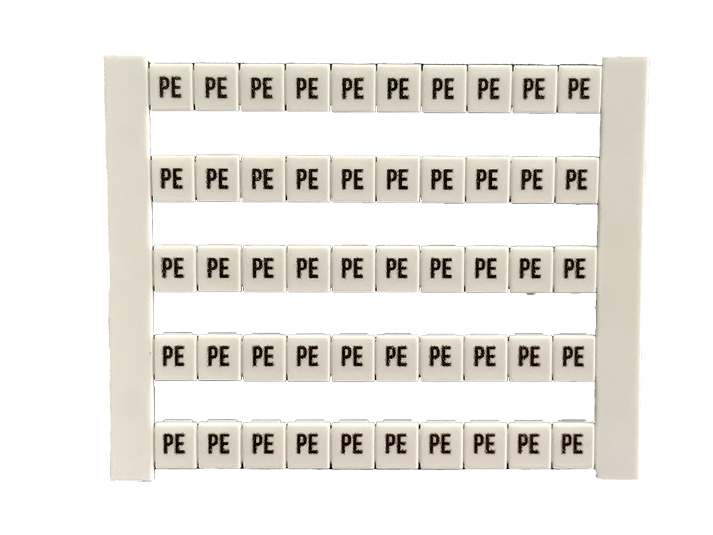 Weidmüller DEK 5 GW PE Klemmenmarkierung 5x5mm, "PE"