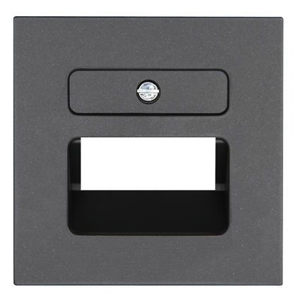 Kopp 371715002 HK07 - UAE-Abdeckung, Schrägauslass, 1-2 Anschlüsse, Farbe: anthrazit