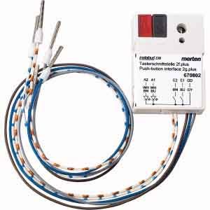 Merten 670802 Tasterschnittstelle 2-fach plus, polarweiß