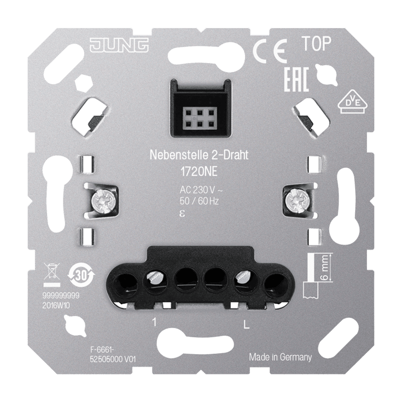 Jung 1720 NE Nebenstelle Tastdimmer, 2-Draht