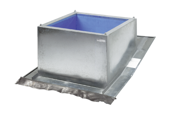 Maico SDS 22 Flachdachsockel zur Montage von Dachventilatoren auf Ziegeldächern, serienmäßige Ausführung bis 30° Dachneigung, DN 225 mm