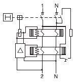 Hager ADA516D FI/LS-Schalter 1P+N 10kA B-Charakteristik 16A 30mA Typ A