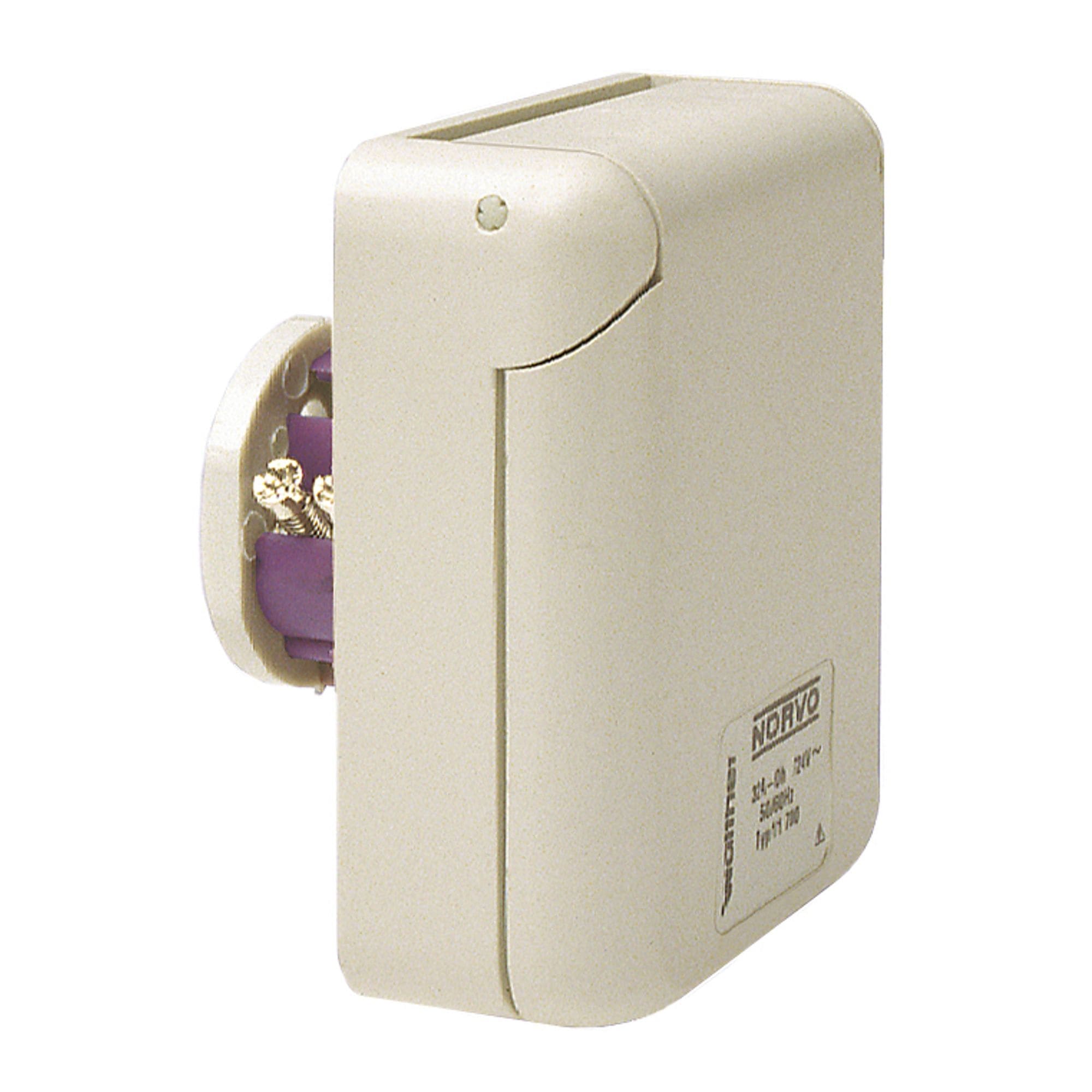 Walther Werke 11701 NORVO Anbaudose gerade 32A 2P 12h für Kleinspannung mit Flansch 80x70mm