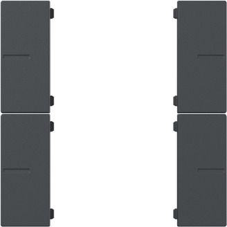 Gira 501828 Wippenset 2-fach Tastsensor 4.55 Plus, anthrazit