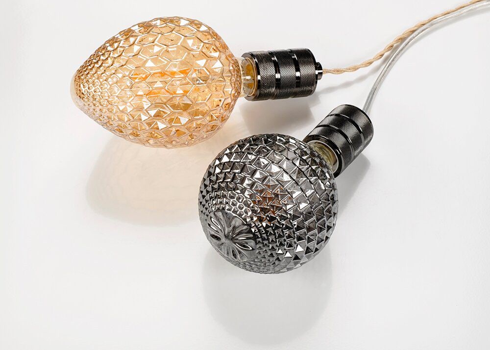 BAILEY 140316 Textilkabel 2x0,75mm², gedreht, Länge 3m, champagner metallic