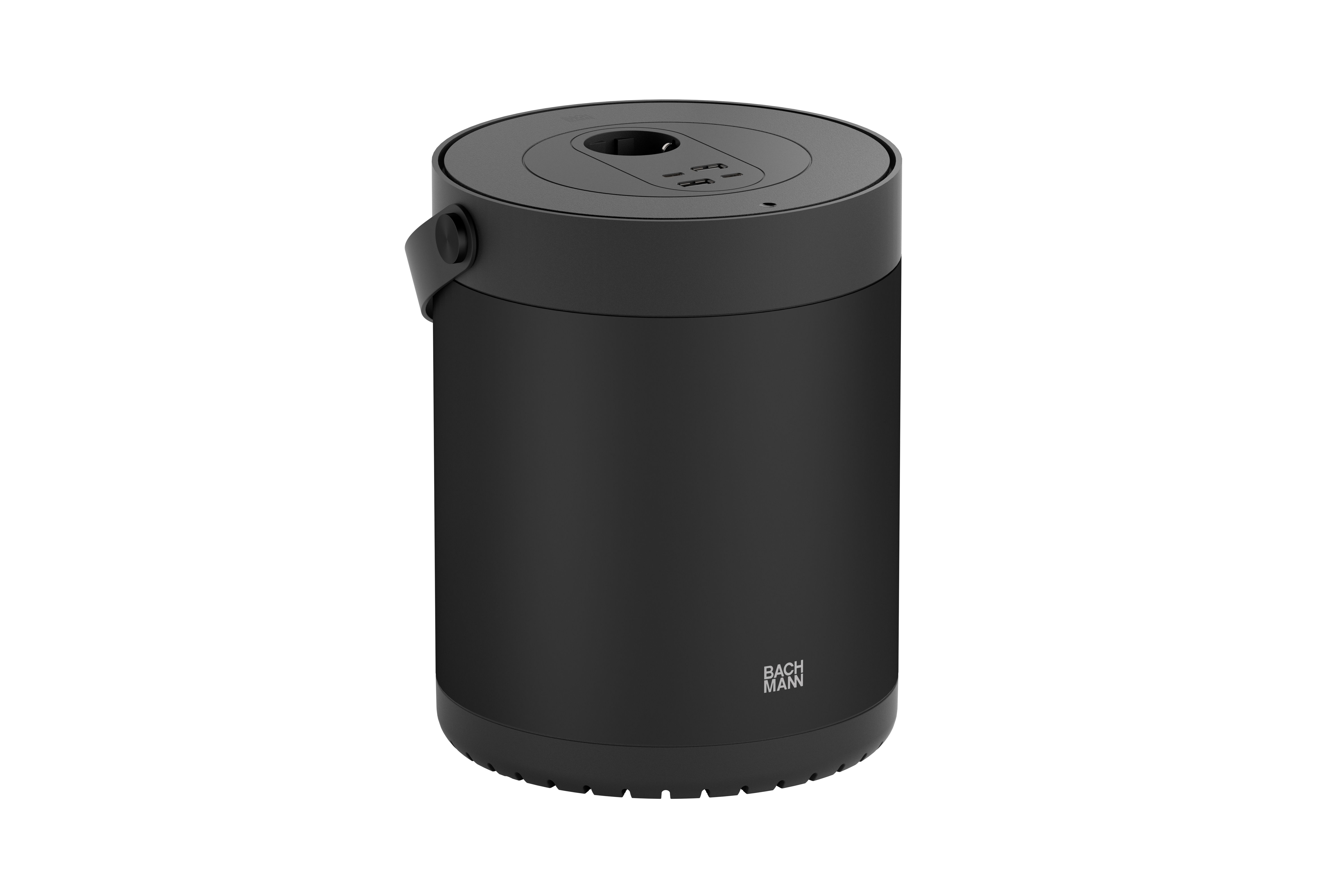 Bachmann BM0010903 XXL-Energiespeicher Schutzkontakt / USB MOV:E, 220 W, 230 Wh. 1x Schutzkontaktsteckdose, 2x USB A/C, ohne Adapter, schwarz