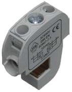 ABN XSK1161GR SS Anschlussklemme 16 CU bis 12x10 mm, Fingersicher, isoliert, Un 690V, In 114A, grau