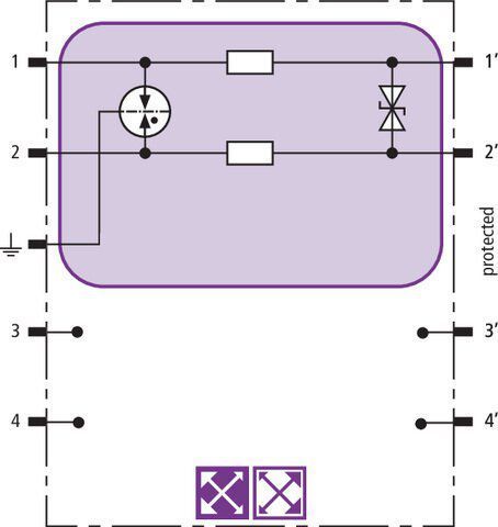Dehn + Söhne 920247 Kombi-Ableiter-Modul Blitzductor XT