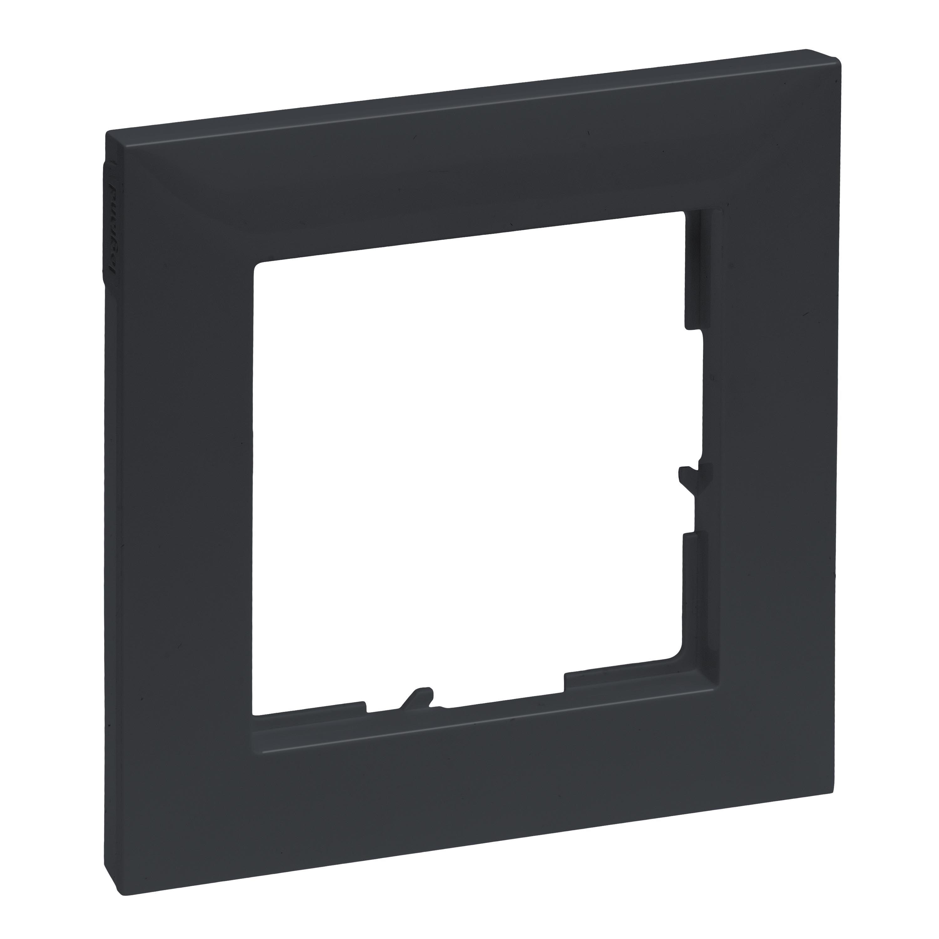 Legrand 765471 SEANO 1-fach Rahmen, anthrazit lackiert