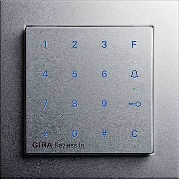 Gira 260526 Gira Keyless In Codetastatur, System 55, Farbe alu