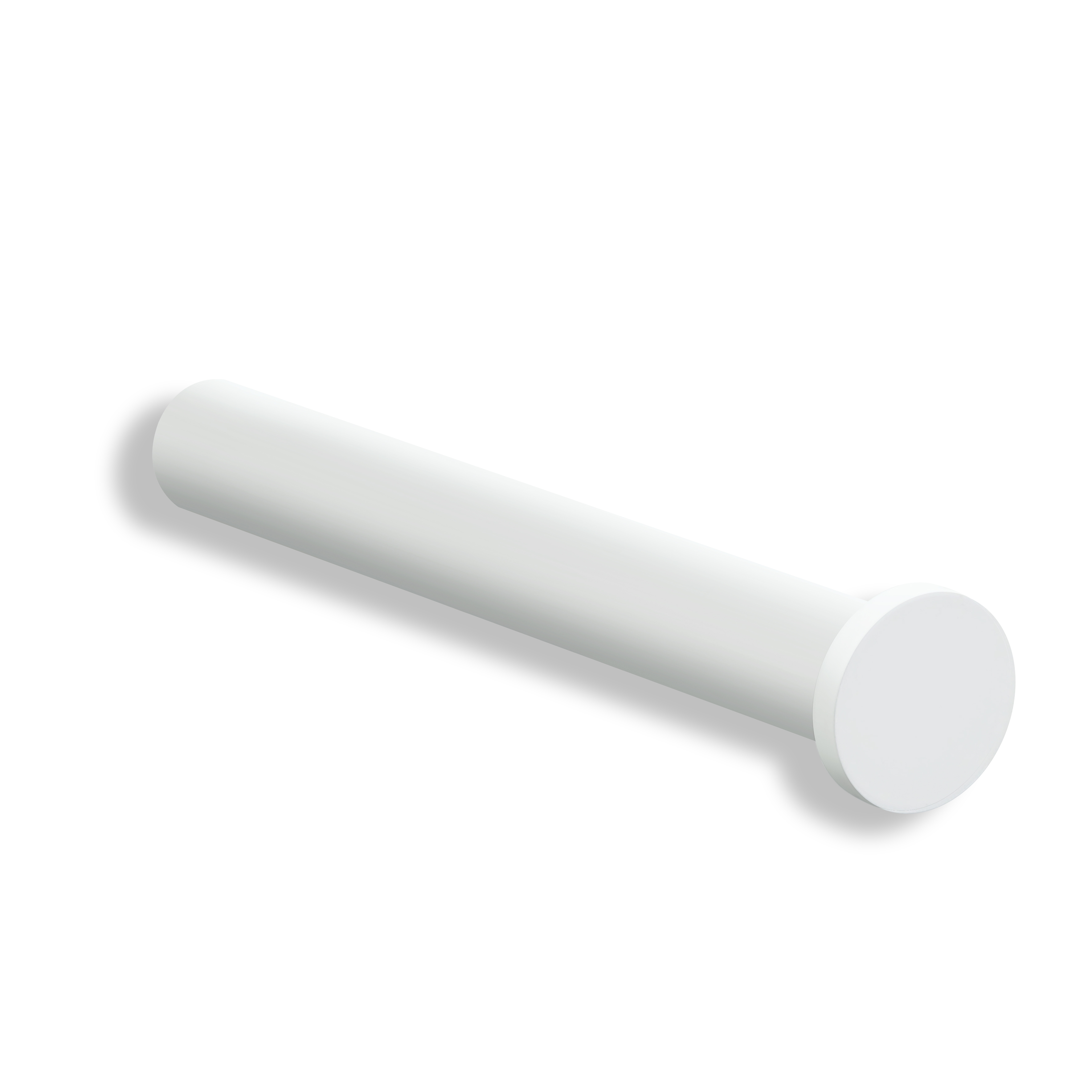 qles RHB0625 Regalhalter 120 mm (2 Stck.), für Merten System-M, beleuchtet/LED/warmweiß (3000k), Aktivweiß glänzend, brillant, IP44
