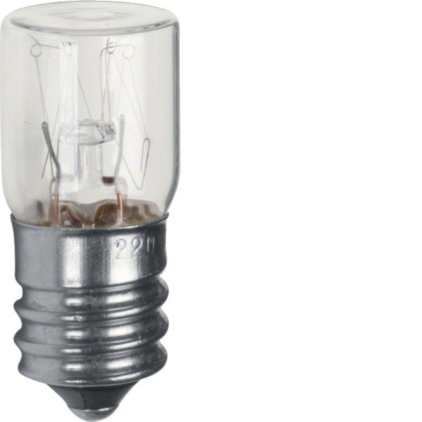 Hager WDA2828W1 Glühlampe E14 für Lichtsignal flach, Zubehör, klar