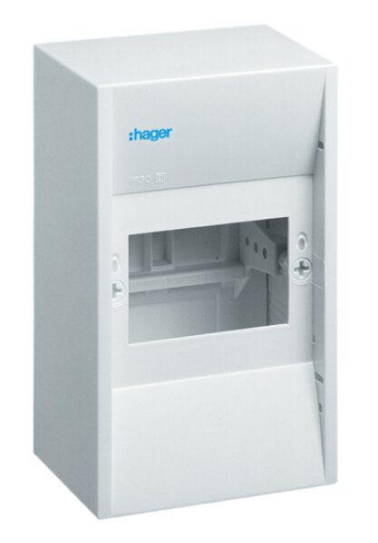 Hager GD104N, Aufputz-Miniverteiler für 4 Module