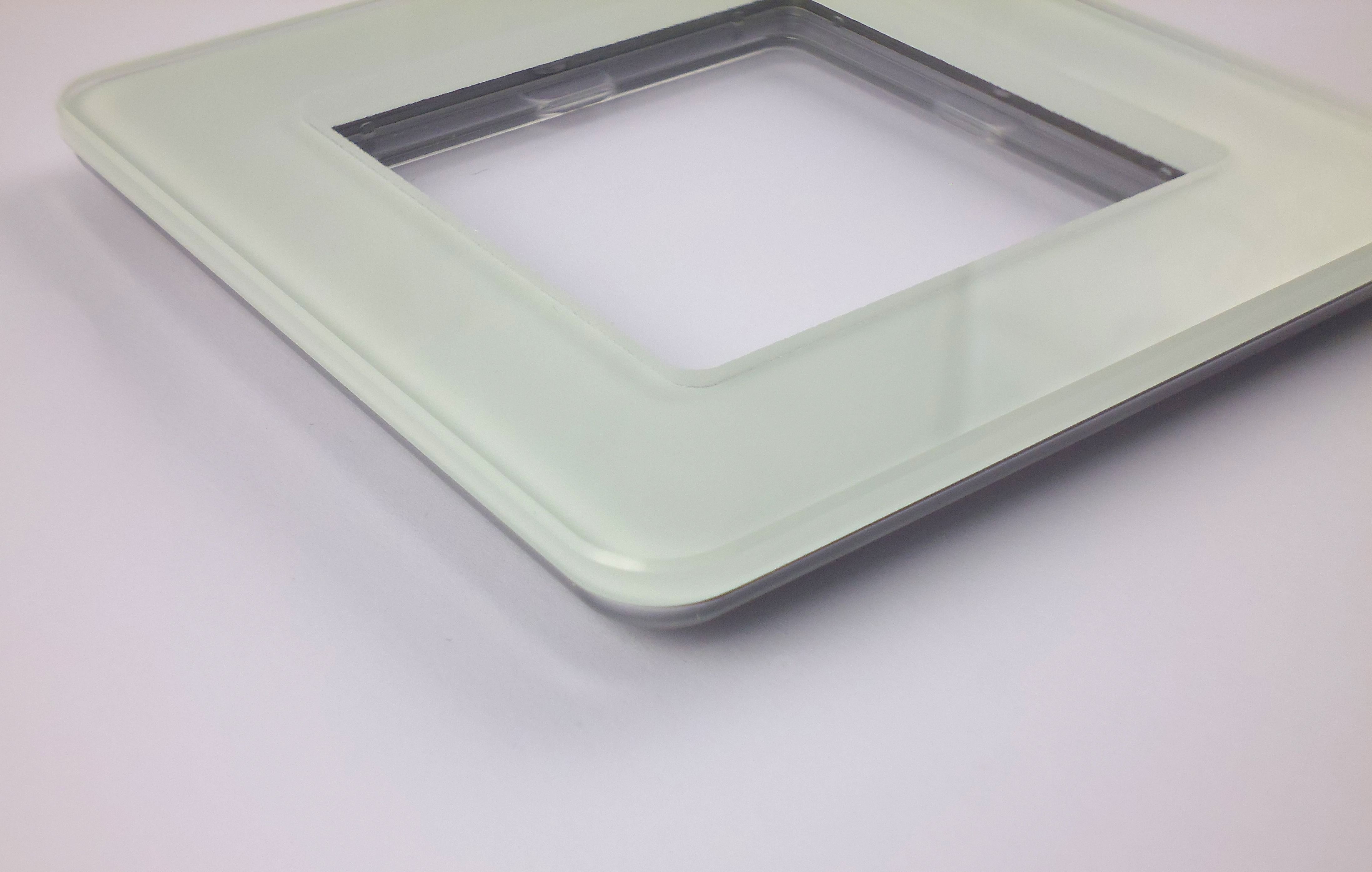 Berker 10156079 Rahmen 5-fach, Q.7, Glas polarweiß