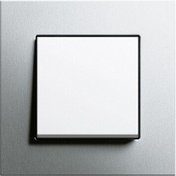Gira 021117 Abdeckrahmen 1-fach, Gira Esprit, aluminium