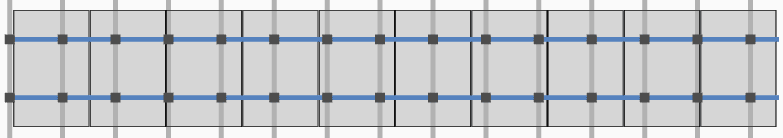 K2 E24-PV-SET3-UKS-1X10 Unterkonstruktions-Set Schrägdach für 1 Reihe a 10 Module