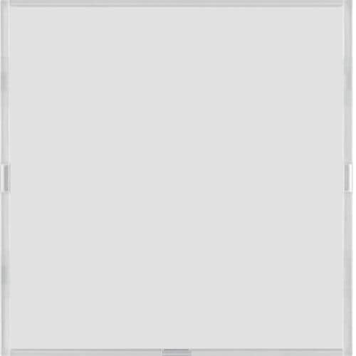 Berker 80161780 KNX Tastsensor 1fach mit Beschriftungsfeld, RGB LED und internem Temperaturfühler, S.1/B.x, für weiß und polarweiß