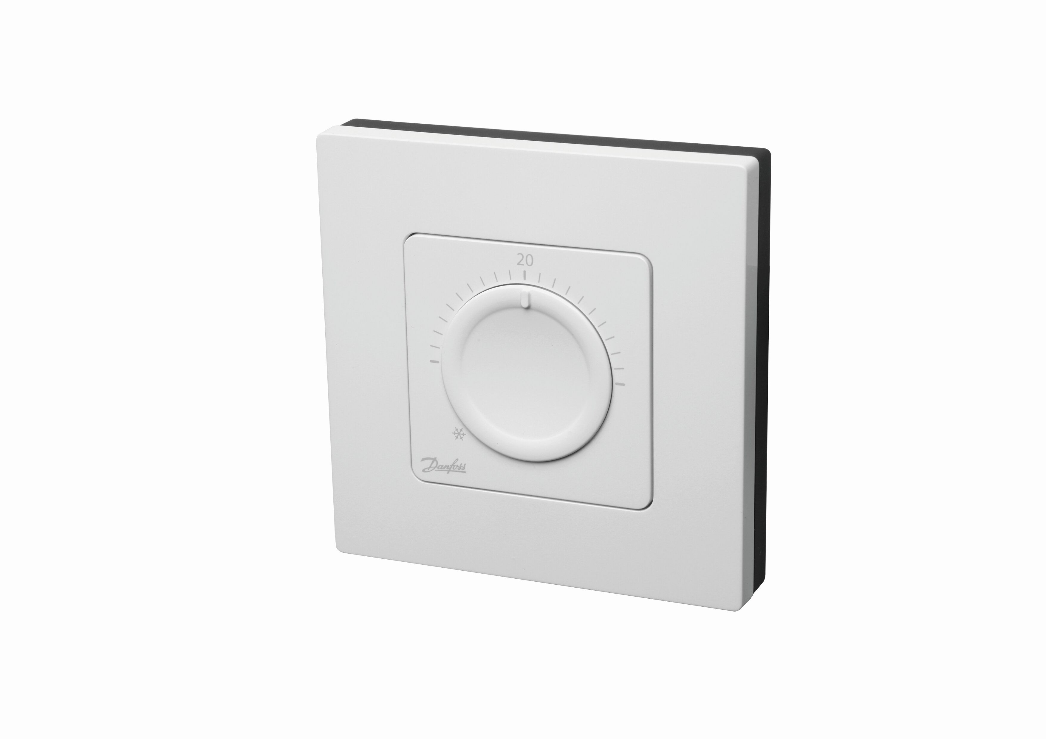 Devi 088U1005 Danfoss Icon, Raumthermostat mit Einstellrad, 230 V, Aufputz