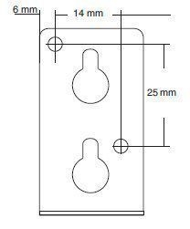 Merten 663991 KNX Helligkeits- und Temperatursensor, lichtgrau