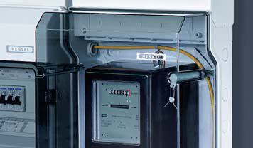 Hensel KV 9338  Zählergehäuse  IP54, 295 x 583 mm