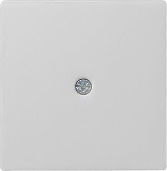 Gira 0274015 Abdeckung Schnurableitung und Fernmeldeverbinderdose, System 55, grau matt