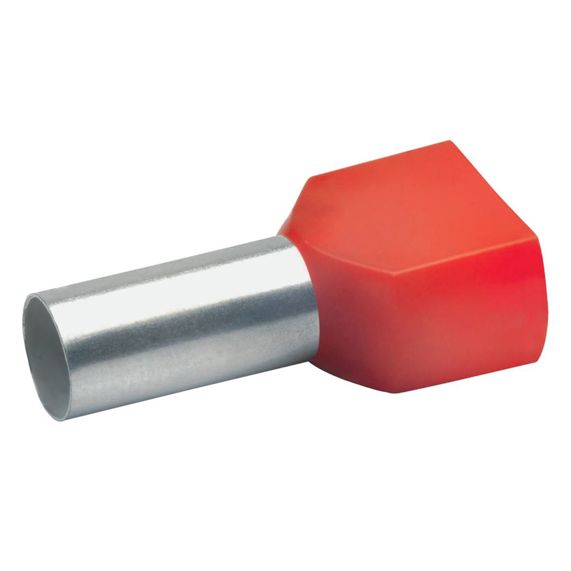 Klauke 876/14 Zwillingsaderendhülsen 2x10 mm², rot