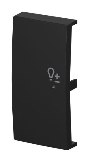Busch-Jaeger 6234-21-915 Wippe 2-fach links, mit Symbol "Dimmer", Busch-free@home, Busch-balance SI, schwarz matt